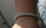 925 Silver Box Chain Bracelet 32,3 g