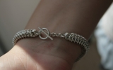 925 Silver Box Chain Bracelet 32,3 g