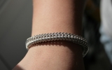 925 Silver Box Chain Bracelet 32,3 g