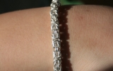 925 Silver Medium Byzantine Bracelet 24,4 g