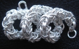 925 Silver Medium Byzantine Bracelet 24,4 g