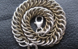 925 Silver & Brass Half Persian 4 in 1 Bracelet 13,9 g