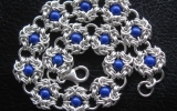 925 Silver Romanov Bracelet With Lapis Lazuli 22,9 g