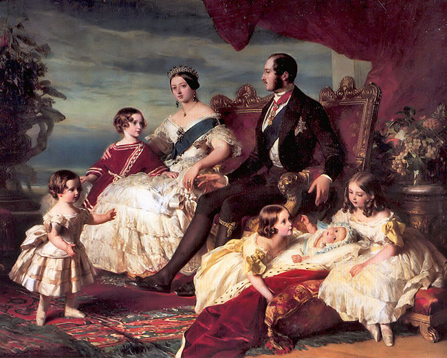 Victoria’s family in 1846 by Franz Xaver Winterhalter